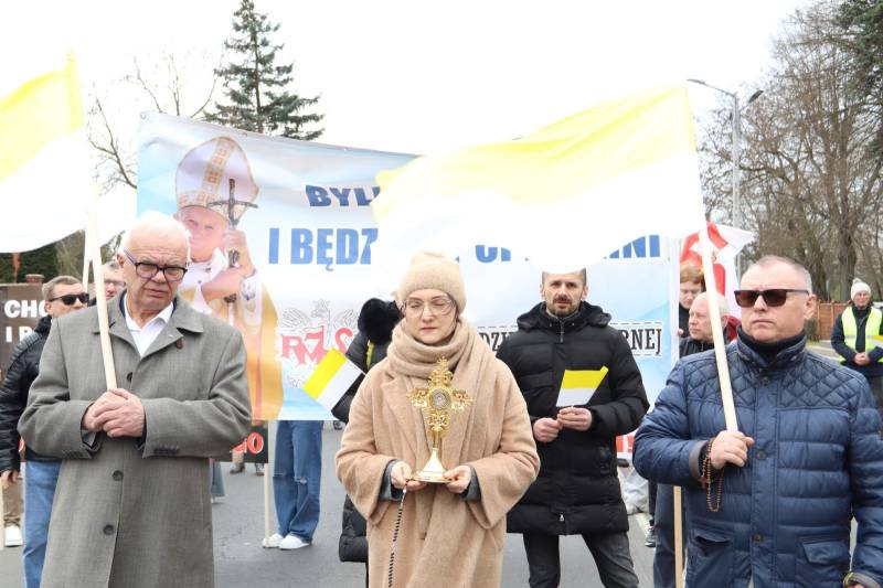 Marsz modlitewny w hołdzie św. Janowi Pawłowi II