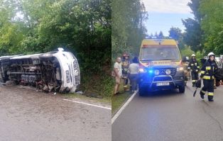 Autokar z uczestnikami wracającymi z Lednicy wpadł do...