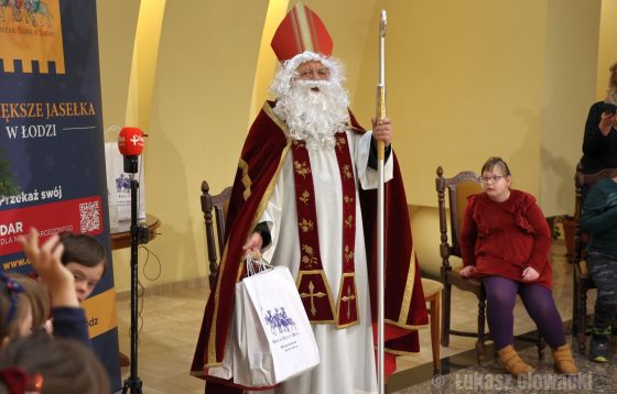 Spotkanie św. Mikołaja z dziećmi z Zespołem Downa