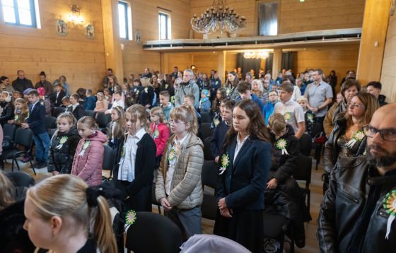 100 lat sztandaru Szkoły Podstawowej w Mileszkach