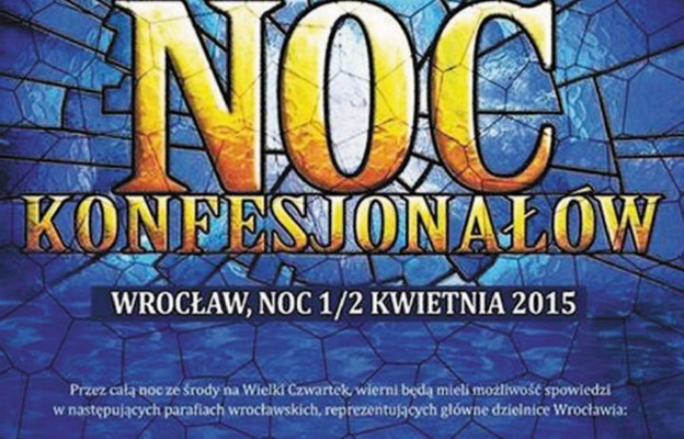 Noc Konfesjonałów czas łaski