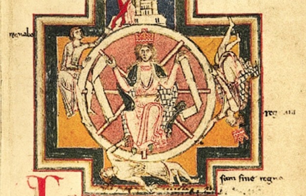 „Codex Buranus” („Carmina Burana”) „Koło
Fortuny” („Schicksalsrad”)