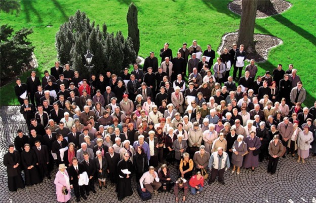 Przyjaciele Paradyża z mieszkańcami seminarium