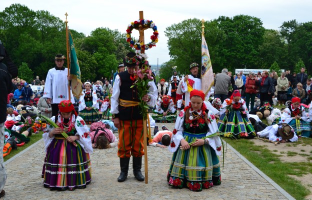 Częstochowa z pielgrzymami