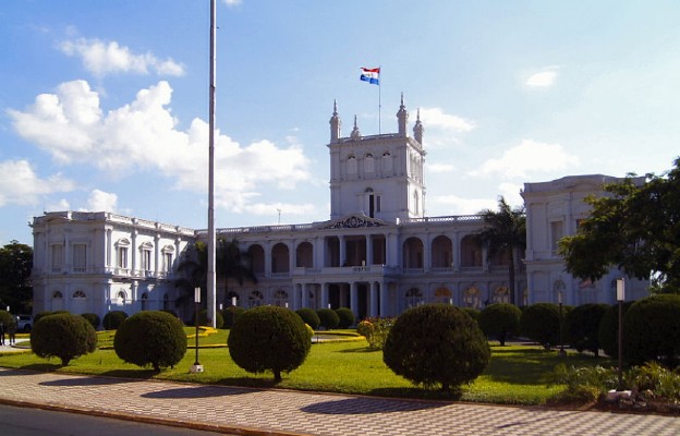 Pałac prezydencki w Asuncion w Paragwaju