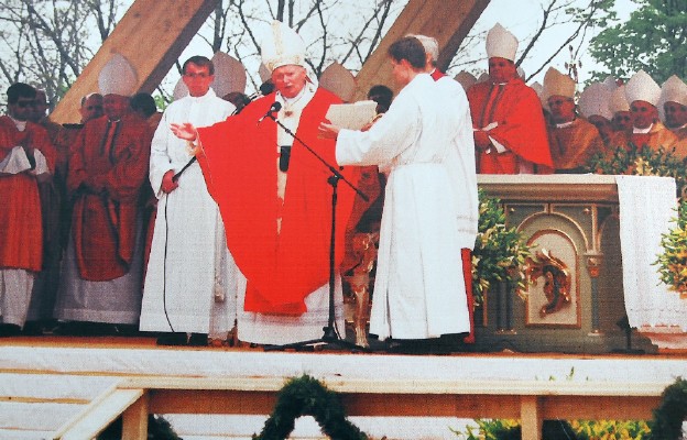 Jan Paweł II na Kaplicówce w 1995 r.