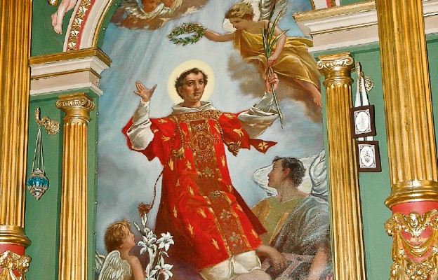 Wizerunek św. Wawrzyńca, patrona parafii
w Borownie