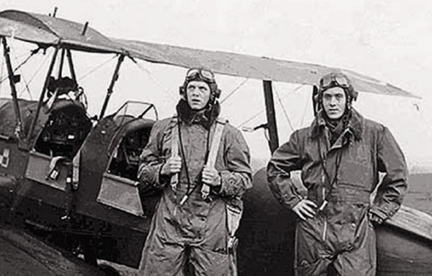 Henryk Hawran (z prawej) w Anglii pod koniec II wojny światowej