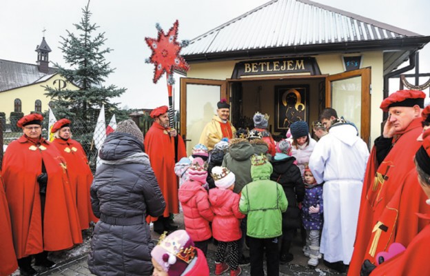 Pokłon Trzech Medrców na Kalwarii w Praszce