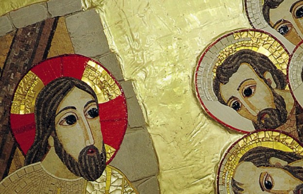 O. Marko Ivan Rupnik SJ – wizerunek Jezusa i Apostołów (Kościół pw. św. Ojca Pio w San Giovanni Rotondo)