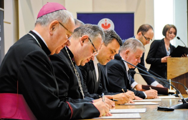 Podpisanie deklaracji o organizacji kongresu ekumenicznego