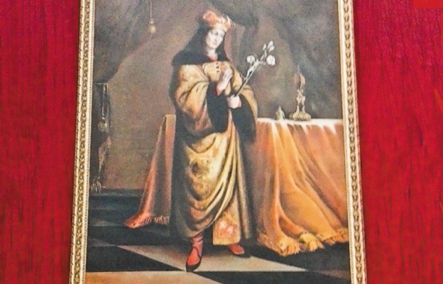 Jedyny wizerunek św. Kazimierza w kościele w Bilczy