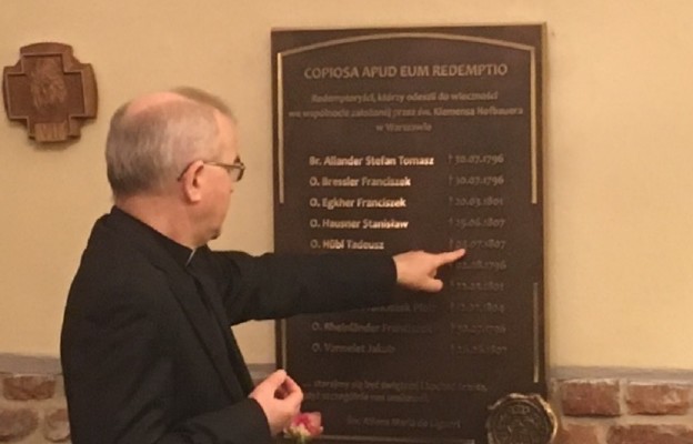  o. Kazimierz Piotrowski - inicjator upamiętnienia zmarłych redemptorystów z pierwszej wspólnoty benonitów