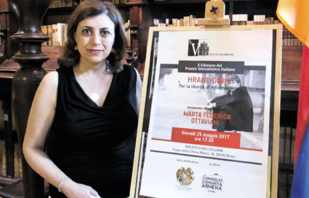 Marta Ottaviani – włoska dziennikarka, laureatka Nagrody Hranta Dinka