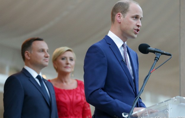 Książę William: Polska jest przykładem odwagi, zdecydowania i odporności