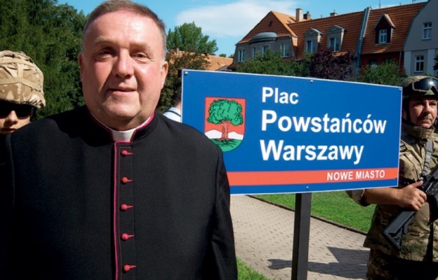 Uroczystość nadania placu w Wałbrzychu nazwy Powstańców Warszawy