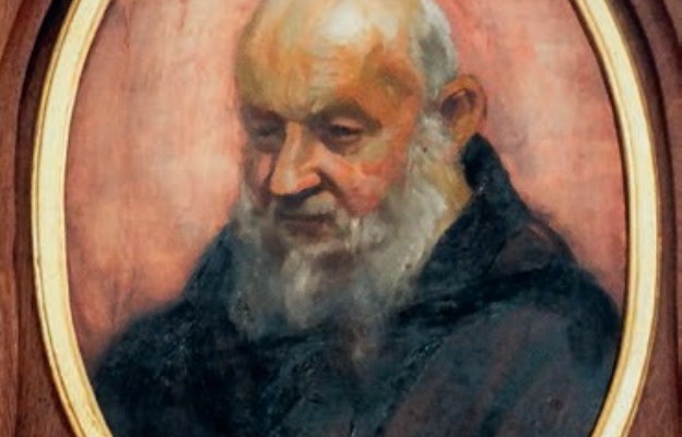 Bł. Honorat Koźmiński (obraz w zwieńczeniu konfesjonału w katedrze drohiczyńskiej)