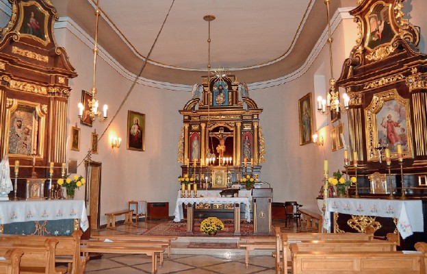 Wnętrze kościoła św. Wawrzyńca