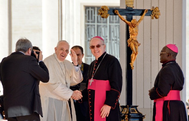 Spotkanie z papieżem Franciszkiem podczas rekolekcji rzymskich