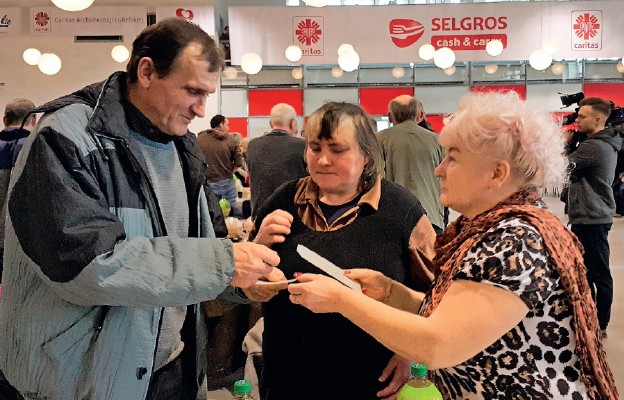 Najbardziej wzruszającą chwilą było dzielenie się opłatkiem