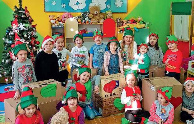 Dzieci z lubińskiego przedszkola nr 1 chętnie włączyły się w pomoc swoim rówieśnikom