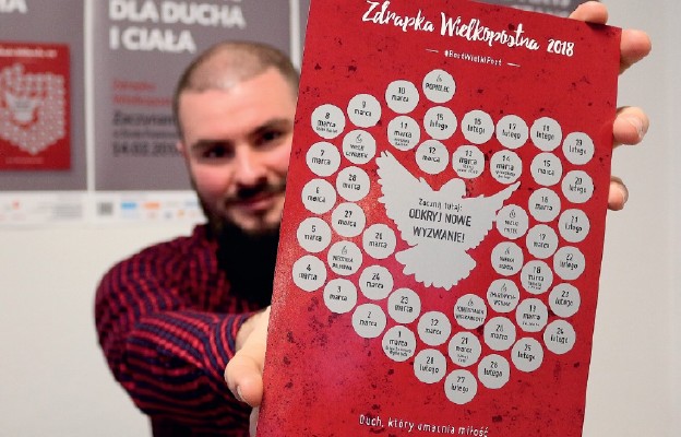 Zdrapka nawiązuje do programu duszpasterskiego i przypomina o 100. rocznicy odzyskania niepodległości