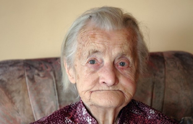 100-letnia pani Katarzyna jest dumna ze swojego pracowitego
i rodzinnego życia