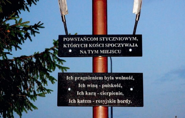 Monument upamiętniający powstańców styczniowych