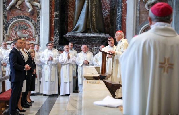 Msza w Bazylice Świętego Piotra w Watykanie w 40. rocznicę wyboru Karola Wojtyły na papieża