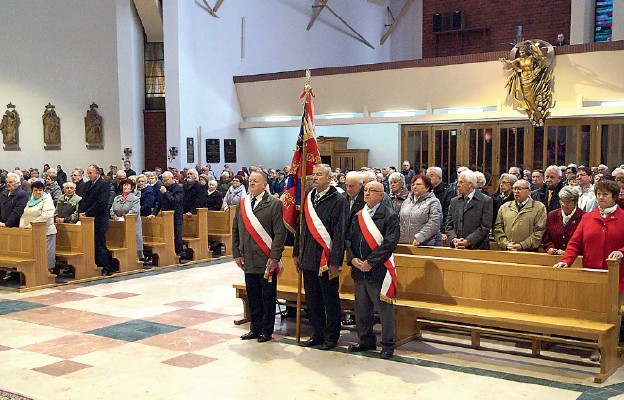 Podczas Mszy św. z okazji 30-lecia działalności Towarzystwa Miłośników Lwowa i Kresów Południowo-Wschodnich
