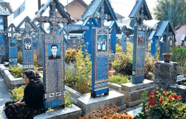 Nagrobki z Wesołego Cmentarza w Săpânţa