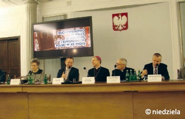 Konferencja „Duchowieństwo w walce o wolność i suwerenność
Polski w XX wieku” w Sejmie RP.