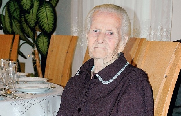 Maria Grygoruk ma 100 lat
