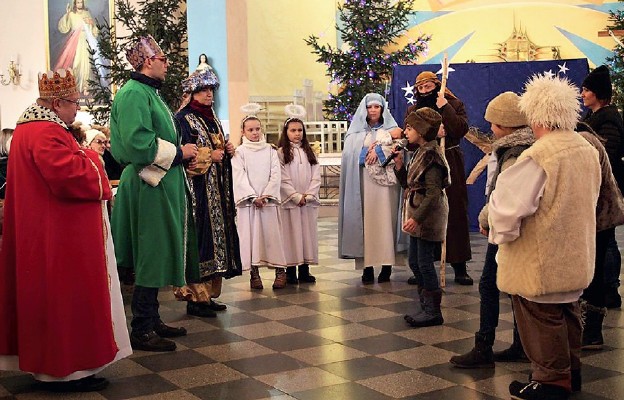 Jasełka w parafi Najświętszego Serca Pana Jezusa w Będzinie