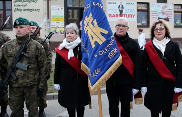 W uroczystości udział wzięły poczty sztandarowe