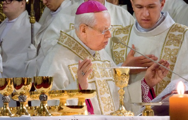 Mszy św. przewodniczył dostojny jubilat