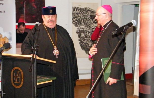 Prawosławny abp Abel i abp Stanisław Budzik  