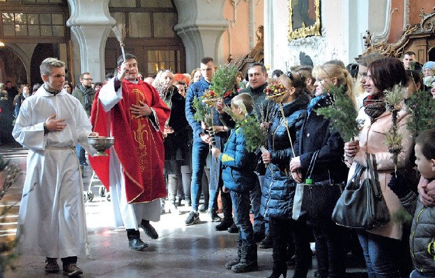 Niedziela Palmowa w polskim kościele w Wilnie