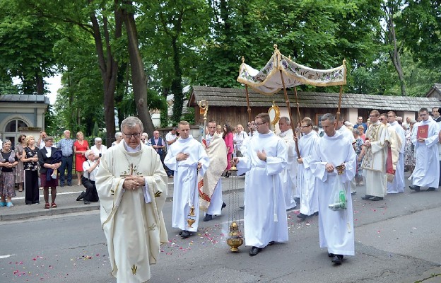 Procesja Bożego Ciała w Kielcach