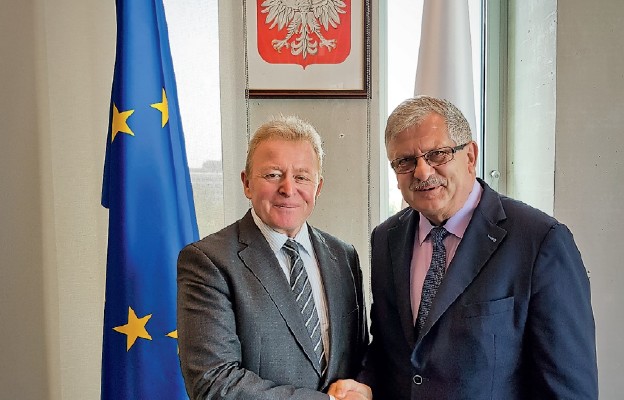 Kazimierz Gołojuch z Januszem Wojciechowskim