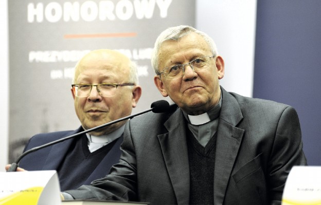 Ks. prof. Antoni Tronina, obok ks. prof. Czesław Parzyszek, pallotyn
