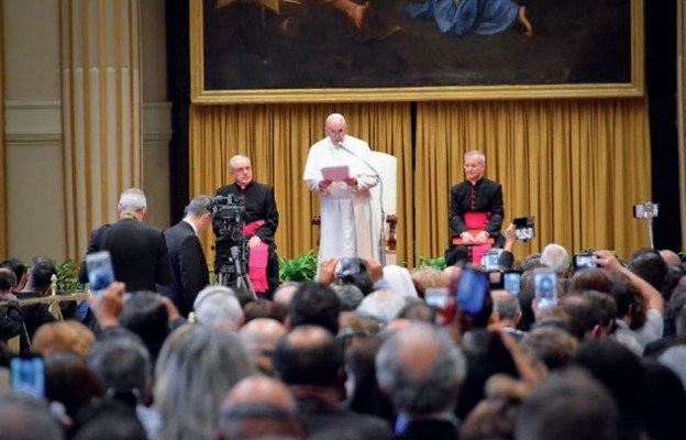 Spotkanie z Papieżem Franciszkiem na zakończenie sympozjum