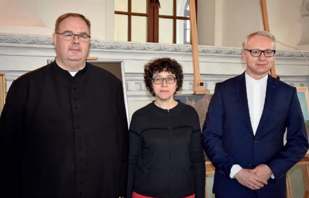 Uczestnicy debaty: ks. prof. dr hab. Przemysław Kantyka, rabin Małgorzata Kordowicz, pastor Wojciech Ostrowski