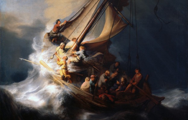 Rembrant Burza na Jeziorze Galilejskim