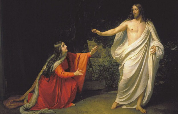 Chrystus ukazuje się Marii Magdalenie, Aleksandr Andriejewicz Iwanow, 1834