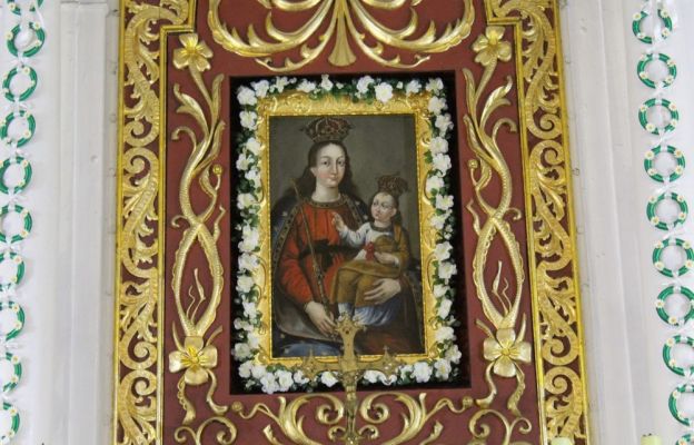 Obraz Matki Bożej Pocieszenia w kościele w Konradowie, niedaleko Wschowy