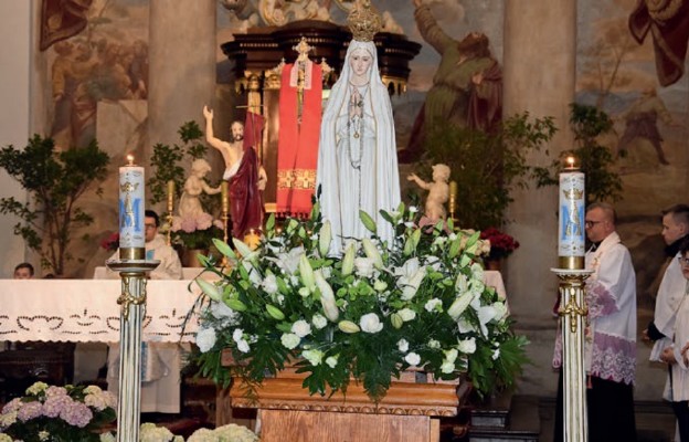 Orędzie fatimskie jest szczególnie pielęgnowane w sanktuarium Maryjnym w Węgrowie