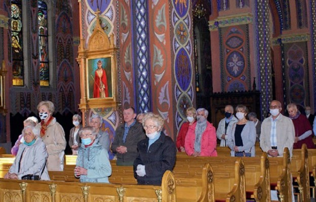 Podczas Liturgii w dąbrowskiej bazylice