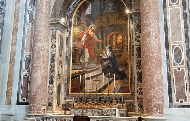 Ołtarz Najświętszego Serca Jezusowego w bazylice św. Piotra