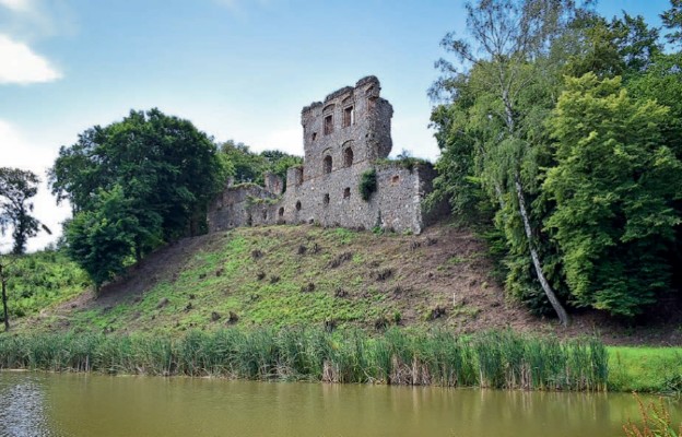 Najlepiej zachowany fragment murów